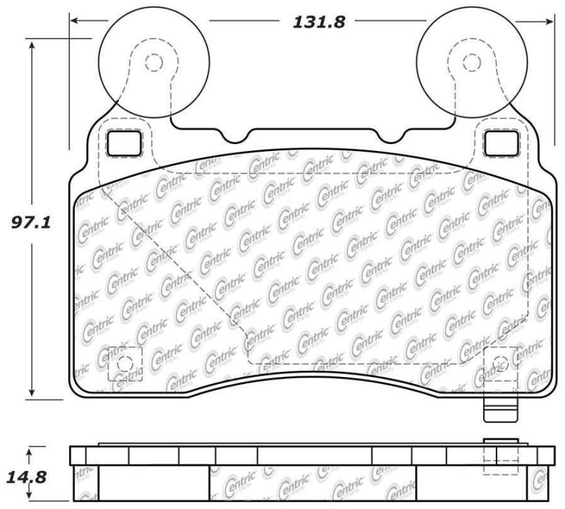 StopTech Performance Front Brake Pads 10-14 Chevy Camaro