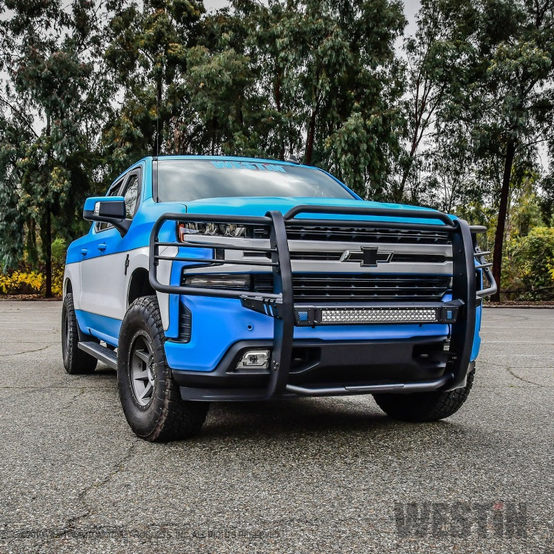 Westin 19-21 Chevy 1500 Sportsman X Grille Guard - Textured Black (Excl. 2019 Silverado LD)