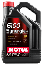 Motul 5L Technosynthese Engine Oil 6100 SYNERGIE+ 10W40 4X5L