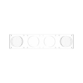 KC HiLiTES FLEX ERA LED Clear Combo Beam Lens for Light Bars