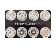 Load image into Gallery viewer, NRG M Style Fender Washer Kit TI Series M6 Bolts For Metal (Silver Washer/Silver Screw) - Set of 10
