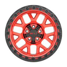 Load image into Gallery viewer, Weld Off-Road W133 17X9 Cinch 6X135 6X139.7 ET-12 BS4.50 Candy Red / Satin Black Ring 106.1