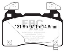 Load image into Gallery viewer, EBC 12+ Tesla Model S Electric Greenstuff Front Brake Pads