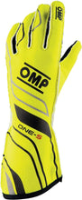 Load image into Gallery viewer, OMP One-S Gloves Fluorescent Yellow - Size S Fia 8556-2018