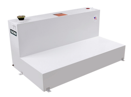 Tradesman Steel L-Shape Liquid Storage Tank - White