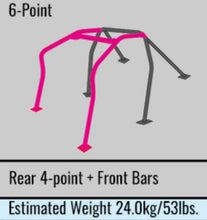 Load image into Gallery viewer, Cusco Roll Cage -Safety 21 6pt Front / Rear 2 Passenger Around Dash-Type WRZ STi 4-Dr Non-Sunroof