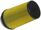 Airaid Universal Air Filter - Cone 4in Flange x 6in Base x 4-5/8in Top x 9in Height - Synthaflow