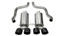 Load image into Gallery viewer, Corsa 2009-2013 Xtreme Axle-Back Exhaust w/Dual Black 3.5in Tips 09-13 Chevrolet Corvette C6 6.2L V8