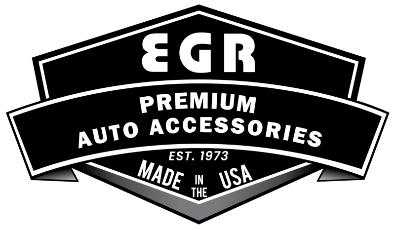 EGR 2019 Chevy 1500 Crew Cab In-Channel Window Visors - Dark Smoke