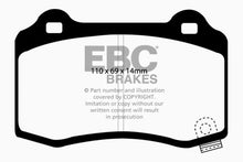 Load image into Gallery viewer, EBC 2018+ Dodge Durango 6.4L SRT Extra Duty Rear Brake Pads