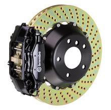 Load image into Gallery viewer, Brembo 09-13 FX35/FX50/14-17 QX70 Rr GT BBK 4 Piston Cast 345x28 2pc Rotor Drilled-Black