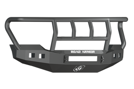 Road Armor 11-16 Ford F-250 Stealth Front Bumper w/Titan II Guard Wide Flare - Tex Blk